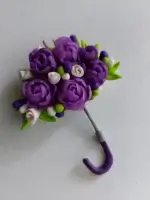 Martisor-elegant-brosa-Handmade-Umbrela-flori-mov-Eva-Art-Handmade eleganta