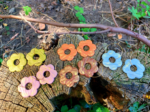 bijuterii cu flori putitoare colorate de toamna accesorii bijuterii lucrati manual