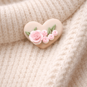 brosa-inima-bej-cu-trandafiri-roz-handmade-lut-polimeric-martisor-eva-art-pe-pulover-crem