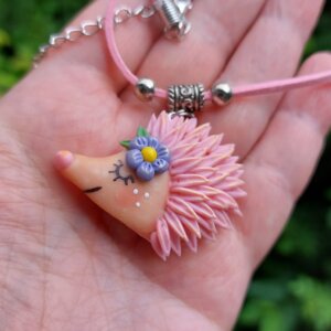 colier cu arici handmade