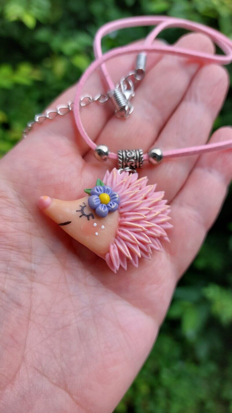 colier cu arici handmade
