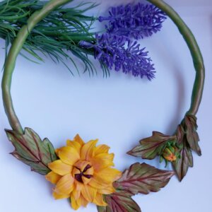Colier handmade Floarea-soarelui