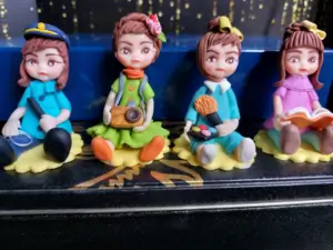 figurine cu meserii pentru tort la un an fetita