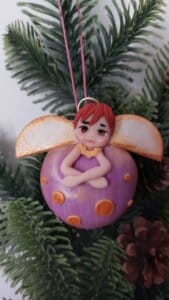 îngeras baiat glob handmade