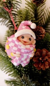 Primul Craciun bebe fetita idee de cadou glob