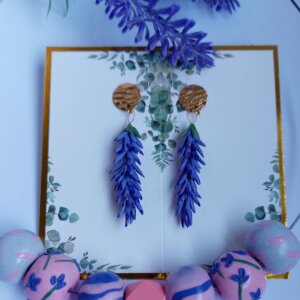 Cercei Handmade Lavandă