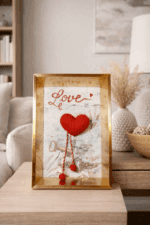 tablou-love-cu-inima-rosie-handmade-decor-eva-art