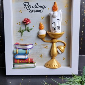 Tablou handmade „Reading Corner”